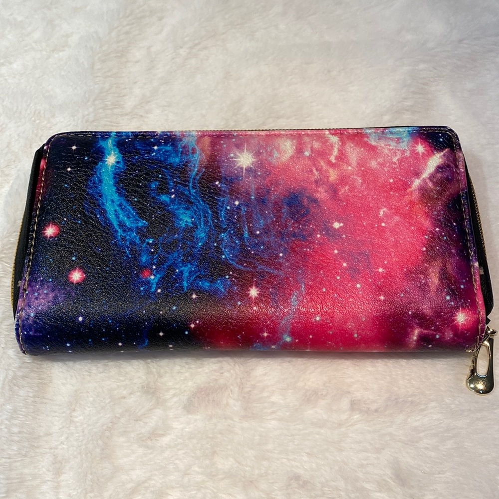 Galaxy Zipper Wallet